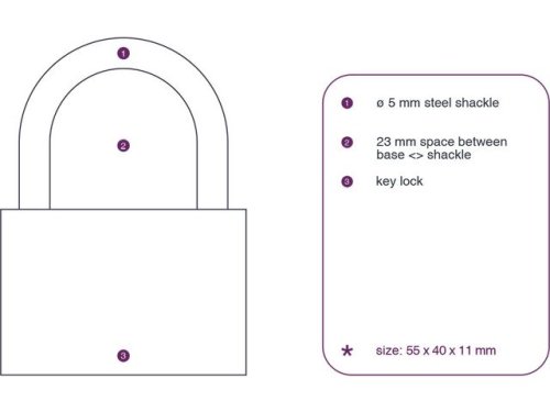 Hngls PAVO Padlock Light 40mm