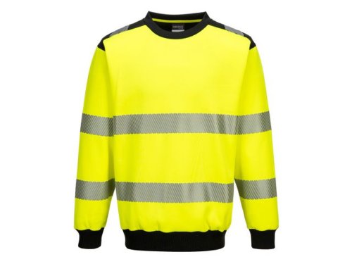 Varselsweatshirt PW379 Hi-Vis Kl 2/3 4XL