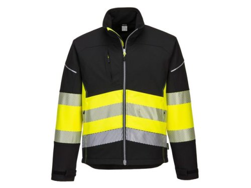 Varselsoftshell 3L PW375 Hi-Vis Kl 1 3XL