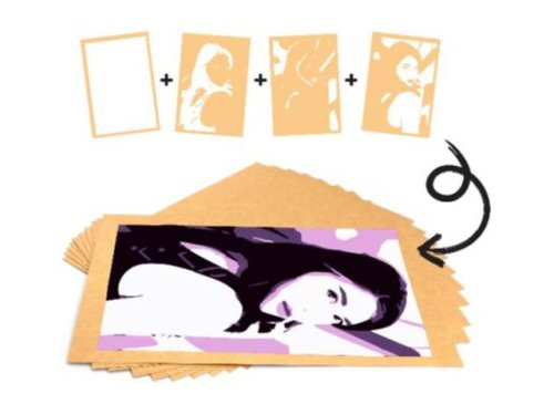 Stencil kort A4 20ark