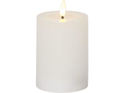 Blockljus STAR T Flamme LED 12,5cm beige