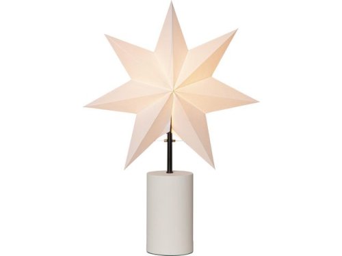 Lampa Stila stjrna/skrm 50x35cm vit