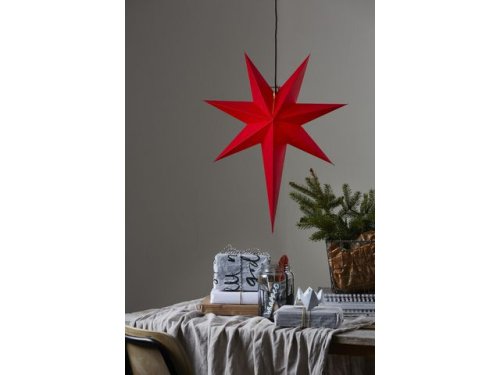 Pappersstjrna Rozen 65cm rd