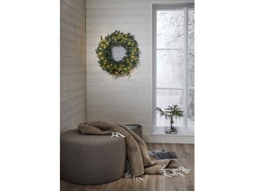 Krans Greyland med belysning 80cm