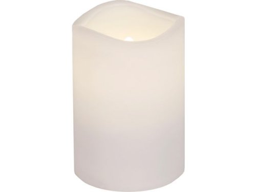 Blockljus STAR T LED Paul 11,5cm vit