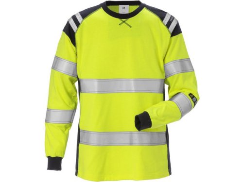 T-Shirt Flam Kl 3 Dam Gul/Marin 2XL