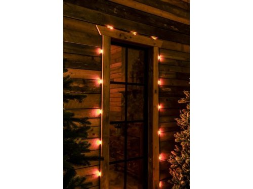 Ljusslinga 30 amber LED 9,57m svart