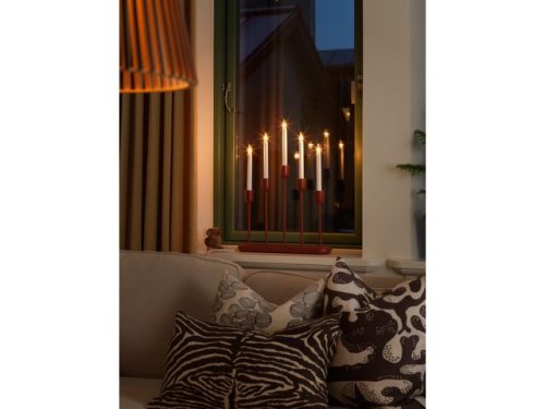 Elljusstake 5 ljus LED 38x53,5cm rd