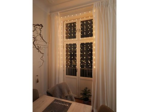 Ljusslinga gardin Kula LED usb 135x180cm