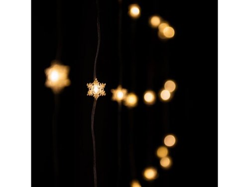 Ljusslinga gardin Star LED usb 135x180cm