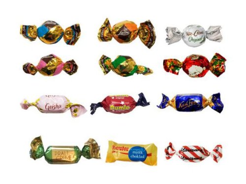 Choklad Julbordslda inslaget 950g