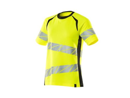 Varsel t-shirt dam Kl 2 gul 4XL