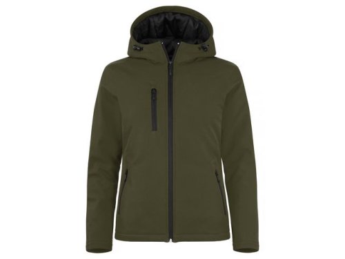 Softshelljacka CLIQUE dam dimgr�n 2XL