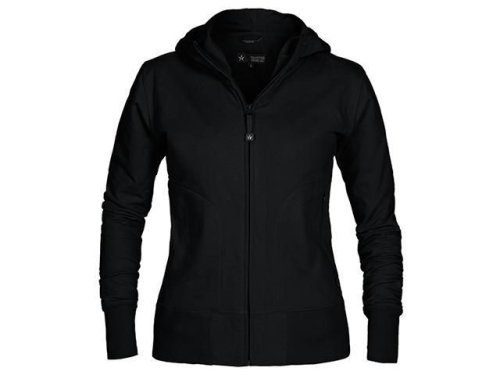 Hoodie zip TEXSTAR WC03 dam svart M