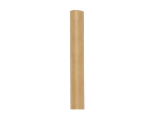 Presentpapper 57cmx10m ribb kraft brun