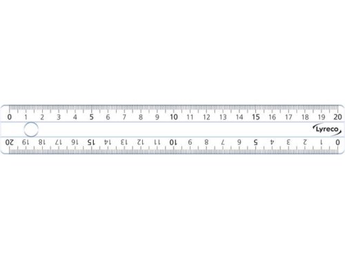 Linjal LYRECO 20cm