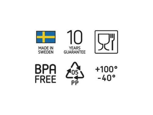 Frvaringsbox med lock  1 L