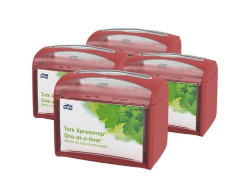 Dispenser TORK N4 Xpressnap S r�d