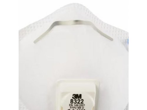Andningsskydd 3M FFP2 8322 ventil 10/FP