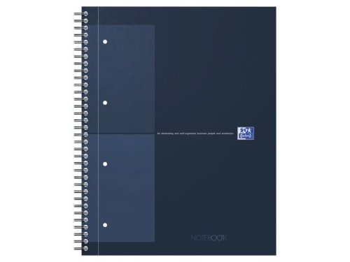 Kollegieblock Oxford Int.A4+ rut. bl�