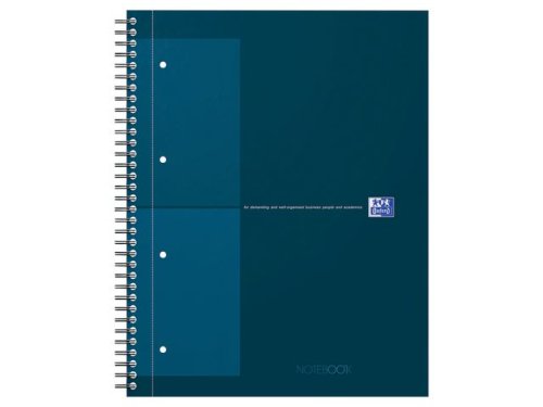 Kollegieblock Oxford Int.A4+ rut. ljbl�