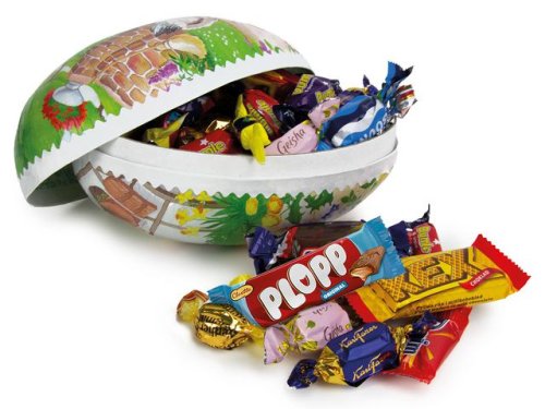 Pskgg 18cm inslaget godis 500g