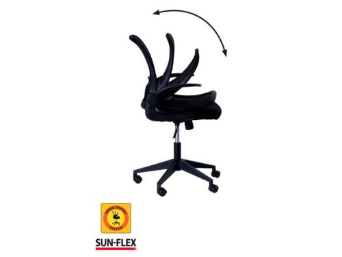 Kontorsstol SUN-FLEX Hideaway svart
