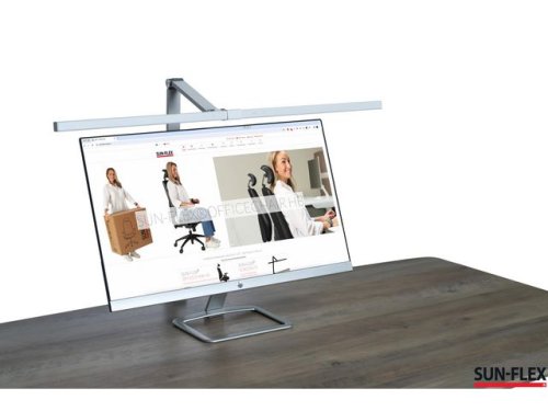 Lampa SUN-FLEX Screenlite vit