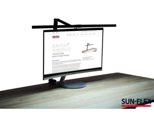 Lampa SUN-FLEX Screenlite svart