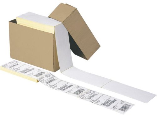 Transportetikett 107x252mm thermo falsad MED KVITTO 2000st/fp