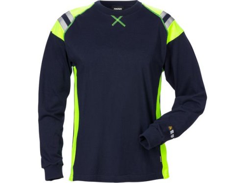 T-shirt Flam FRISTAD 7098 marin dam S