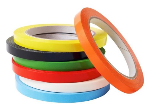 Tejp m�rk PVC 66mx9mm bl�