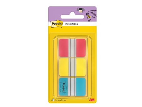 Index POST-IT 686 Strong R/G/B 3/FP