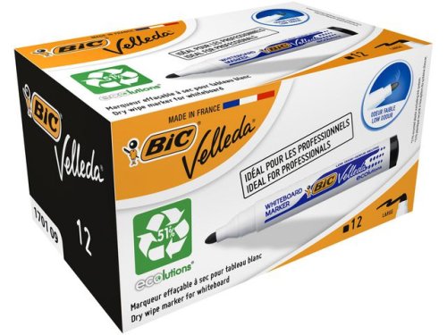 Whiteboardpenna BIC Velleda 1701 ECO Sv