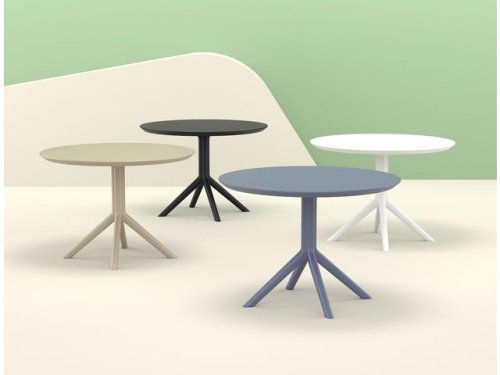 Bord SIESTA Sky runt 105cm svart