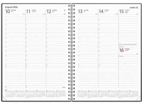 Kalender Weekly A5 refill 2026