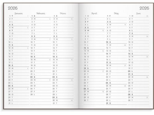 Kalender Doodle inbunden