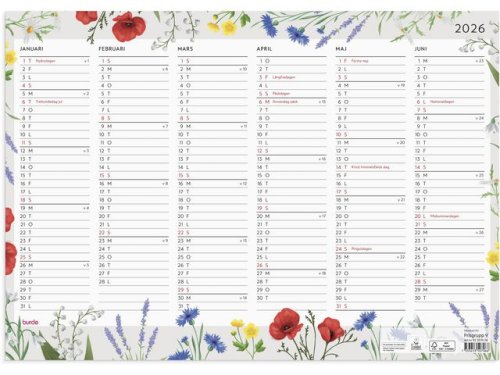 Vggblad Blomster 2026