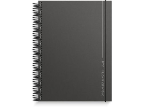 Organizer & Notes 2026 svart