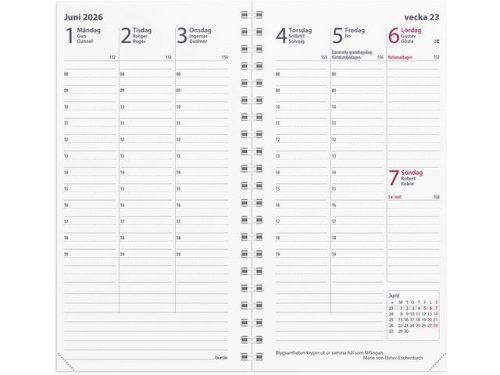 Planner Interplano II kalendersats 2026