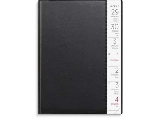 Liten Veckokalender 2026 svart