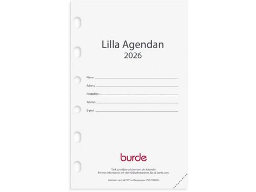Compact kalendersats Lilla agendan 2026