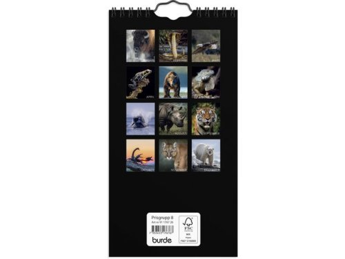 Vggkalender Wild animals 2026