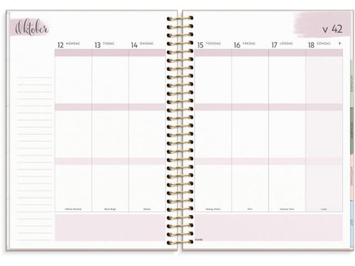 Life Organizer 2026 rosa
