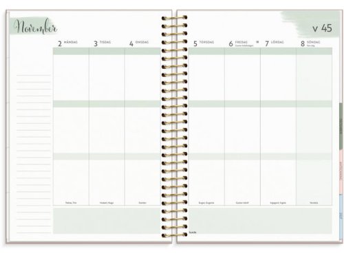 Life Organizer 2026 rosa