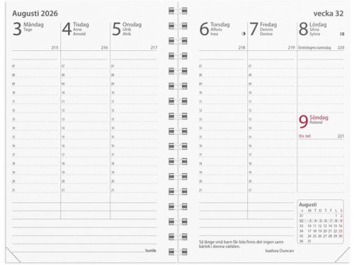 Kalender Prestige refill 2026