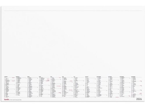 Kalender Skrivunderlgg Elegant 2026