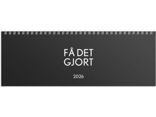 Bordsalmanacka F det gjort 2026