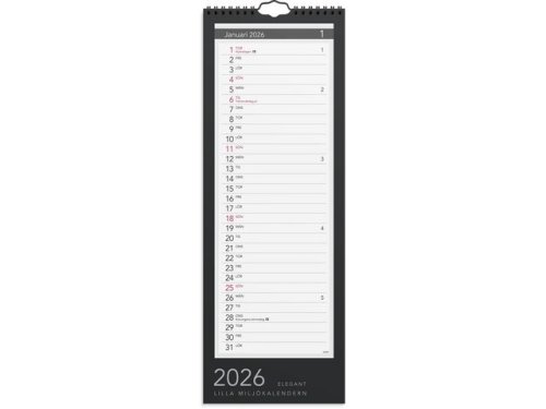 Vggkal Lilla Miljkalender Elegant 2026