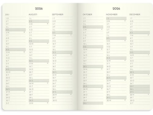 Kalender Weekly Deluxe 2026